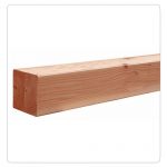 Douglas geschaafde paal 140 x 140 mm