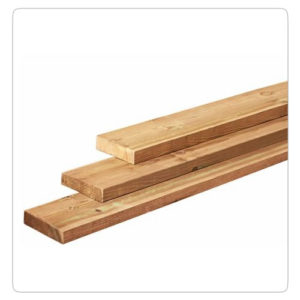 Geïmpregneerde planken