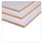 MDF-plaat wit 122 x 244 cm